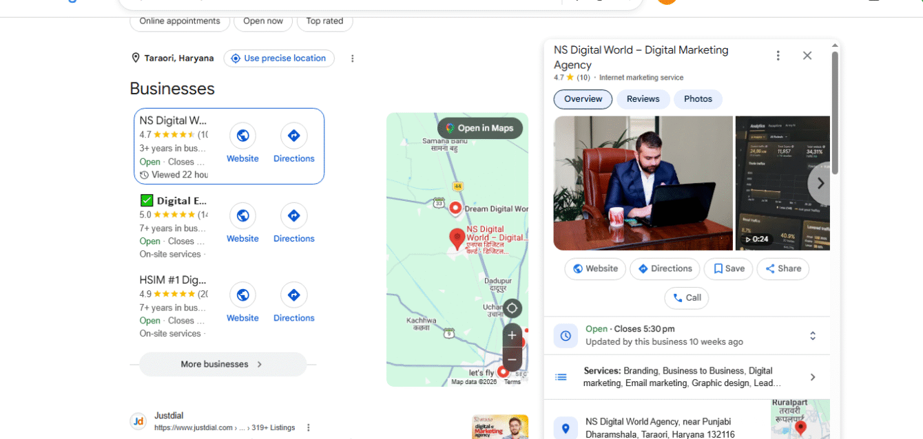 Best local SEO company helping businesses rank higher in Google Maps and local search