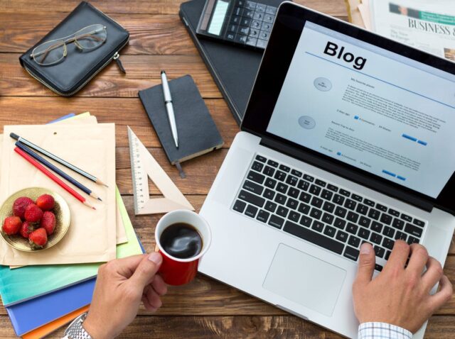 Content writing creating SEO-optimized website content for higher Google rankings and business growth